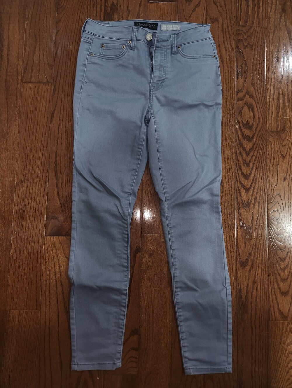 Aeropostale Blue Grey Jeggings Size 2